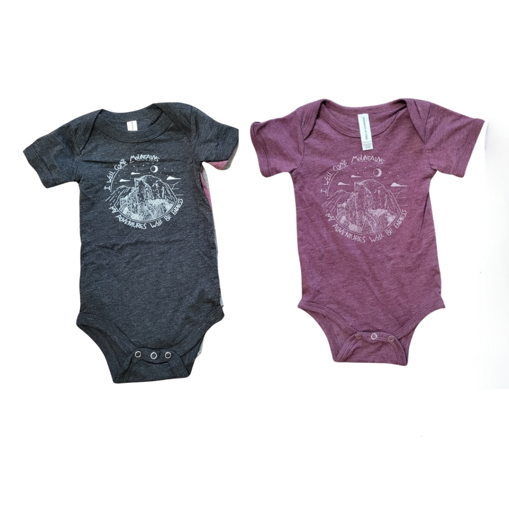 2/$20, baby onesie bundle, I Will Climb Mountains